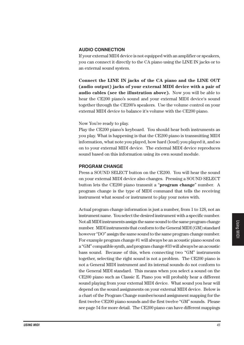Kawai CE200 User Manual | Page 45 / 60