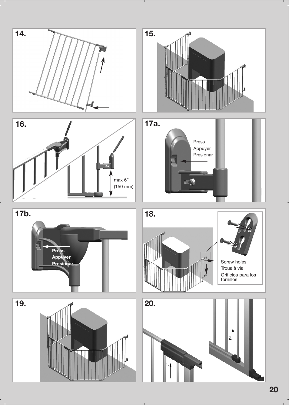 Kidco HearthGate G70d User Manual | Page 20 / 22