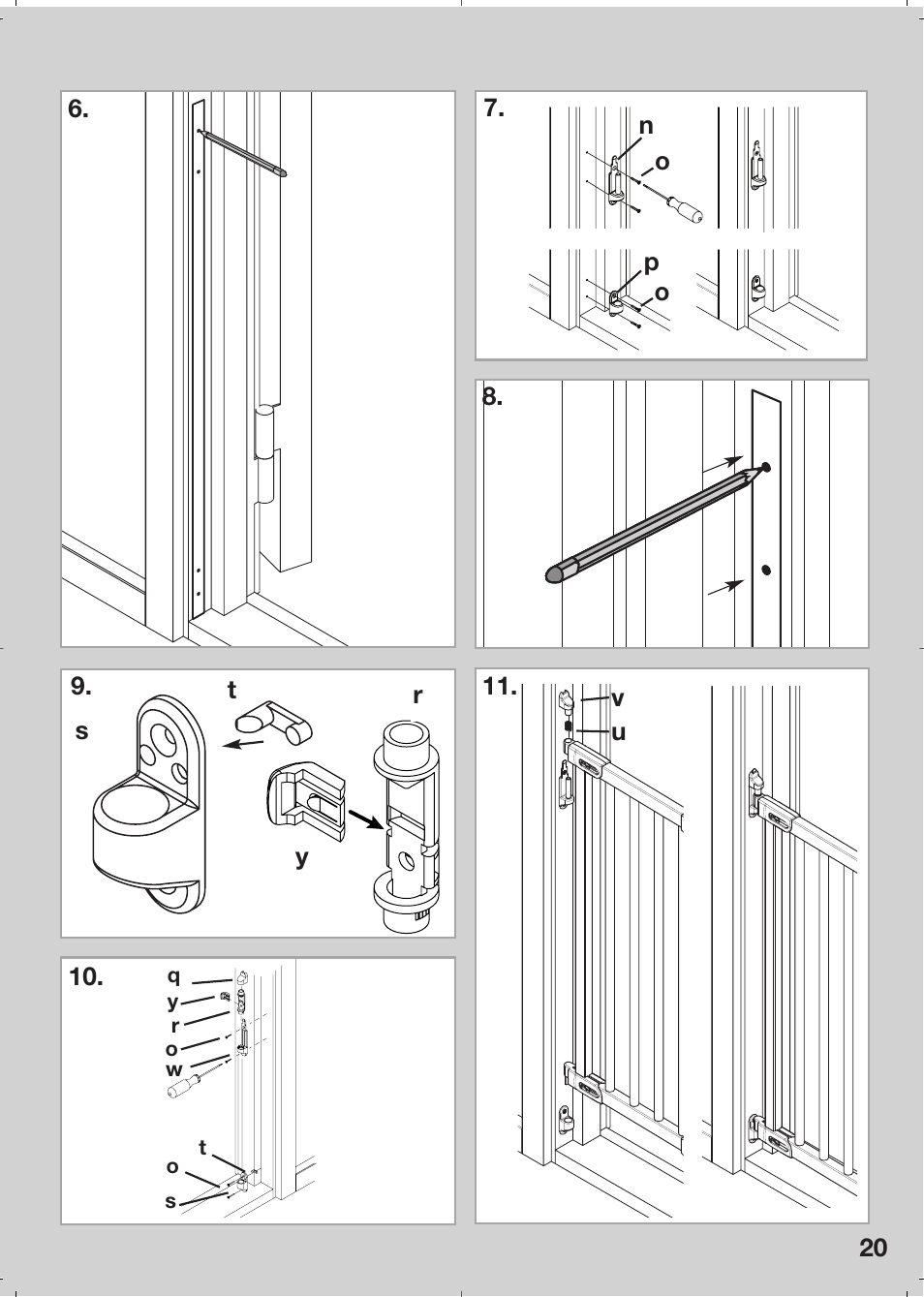 Kidco Angle Mount Safeway Gate G22a User Manual | Page 17 / 19