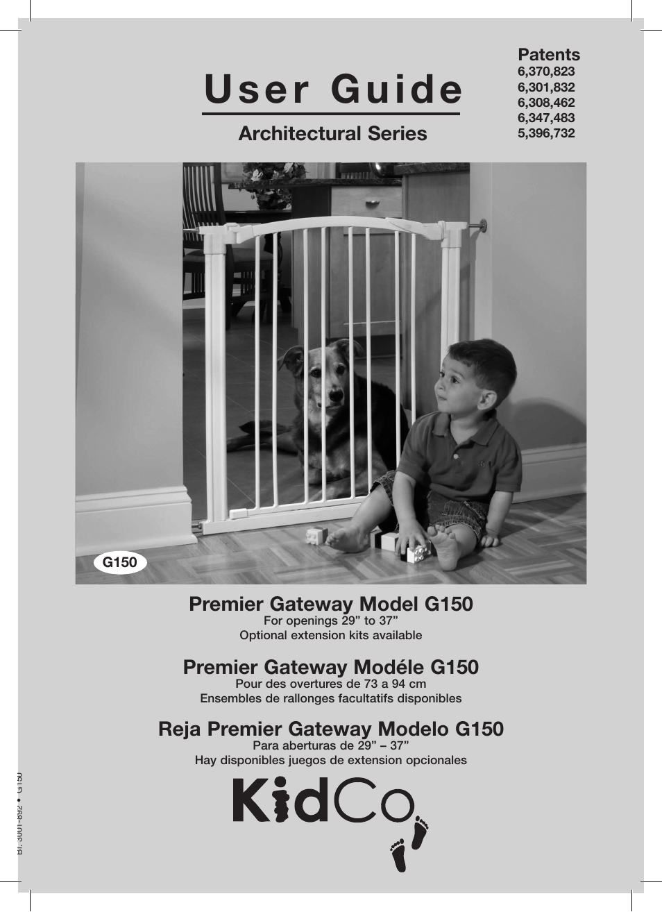 Kidco Premier Gateway G150 User Manual | 22 pages