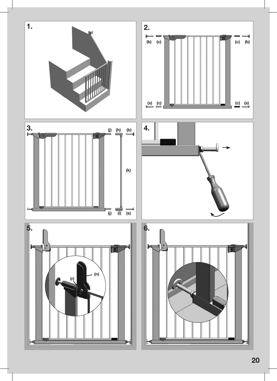 Kidco Extra Tall Center Gateway G16a User Manual | Page 20 / 22