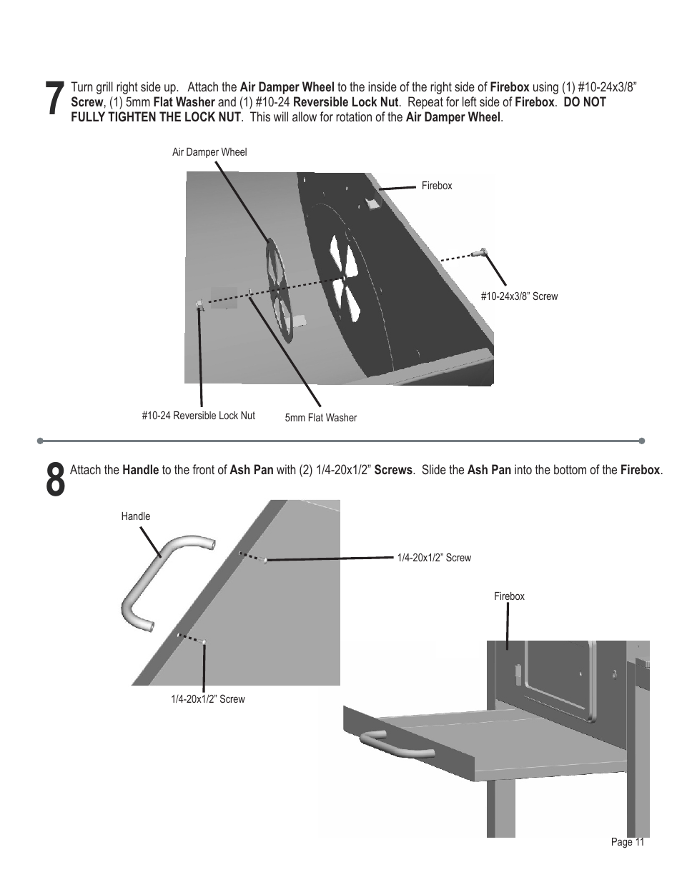 Kingsford 11301648 User Manual | Page 11 / 20
