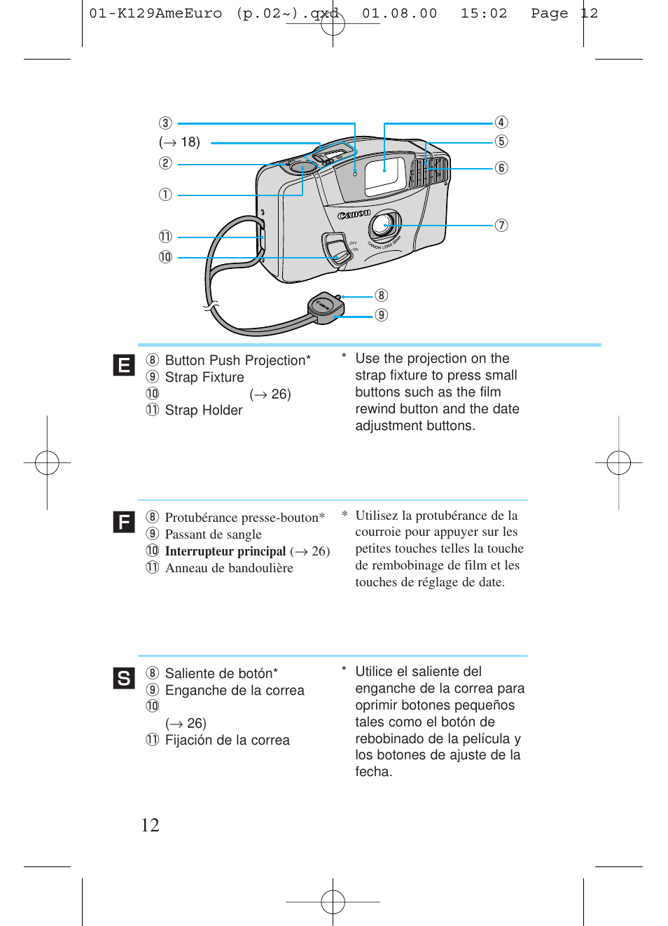 Kiev Camera CT1-7462-000 User Manual | Page 12 / 119