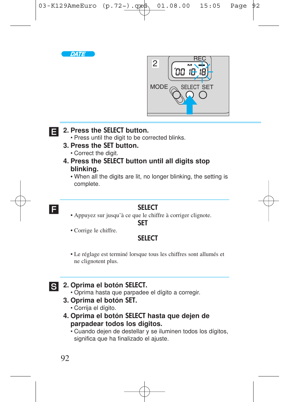 Kiev Camera CT1-7462-000 User Manual | Page 92 / 119