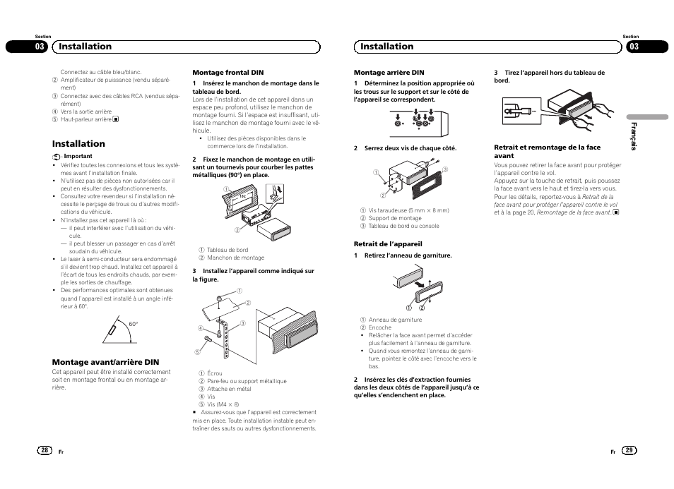 Installation, 03 installation | Pioneer DEH-1300MP User Manual | Page 15 / 64