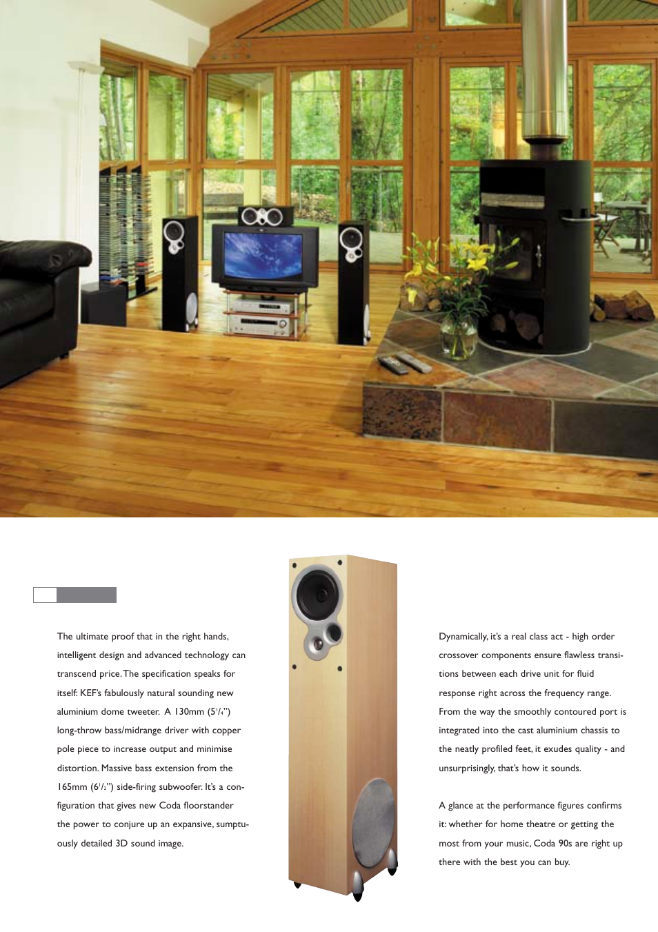 Coda 90 | KEF Audio KEF Coda7 User Manual | Page 2 / 6