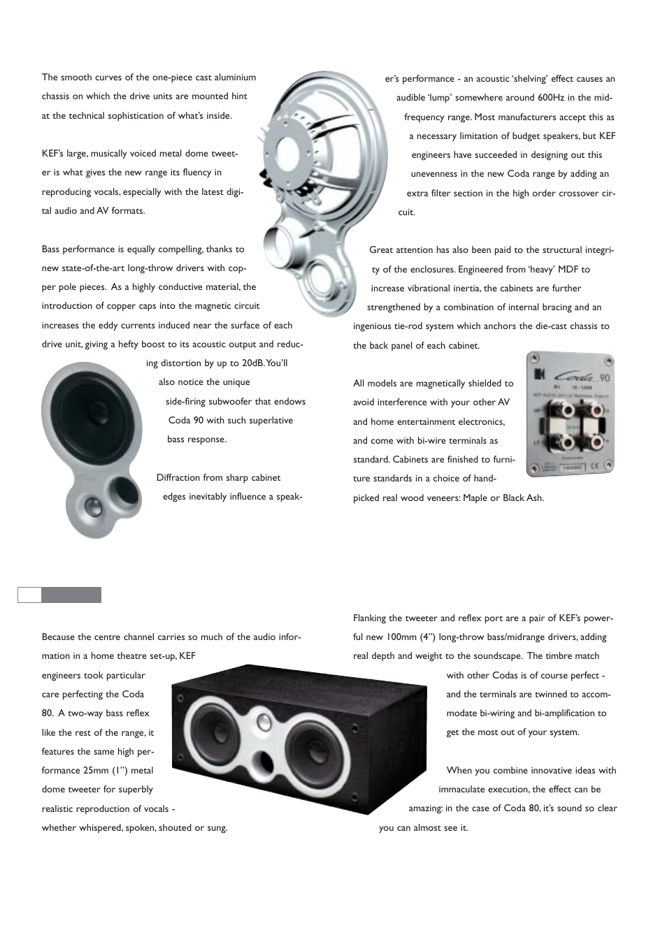 Serious spec coda 80 | KEF Audio KEF Coda7 User Manual | Page 4 / 6