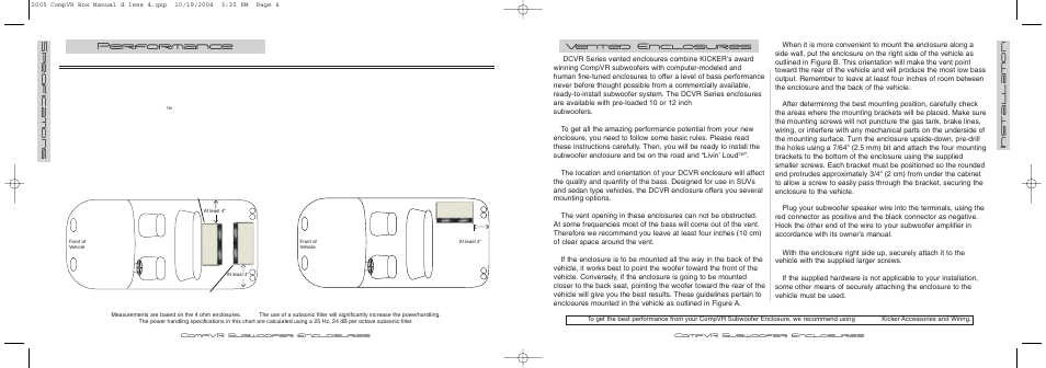 Performance | Kicker COMPVR TCVR10 User Manual | Page 3 / 4