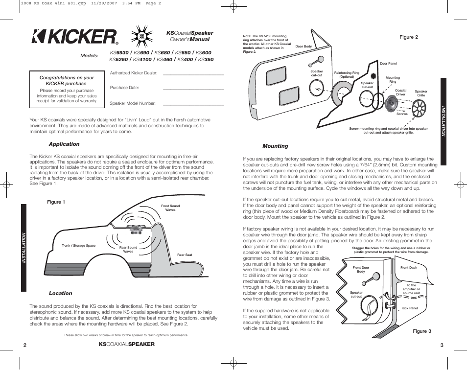 Kicker KS350 User Manual | Page 2 / 12