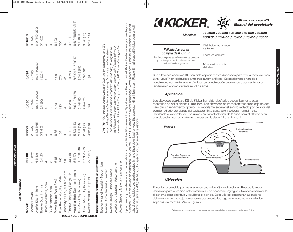 Kicker KS350 User Manual | Page 4 / 12