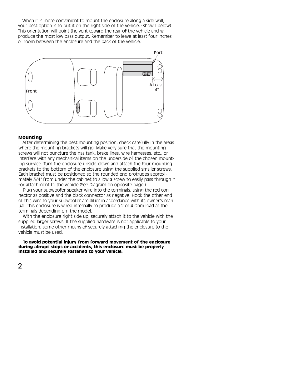 Kicker VS12L5  EN User Manual | Page 2 / 4