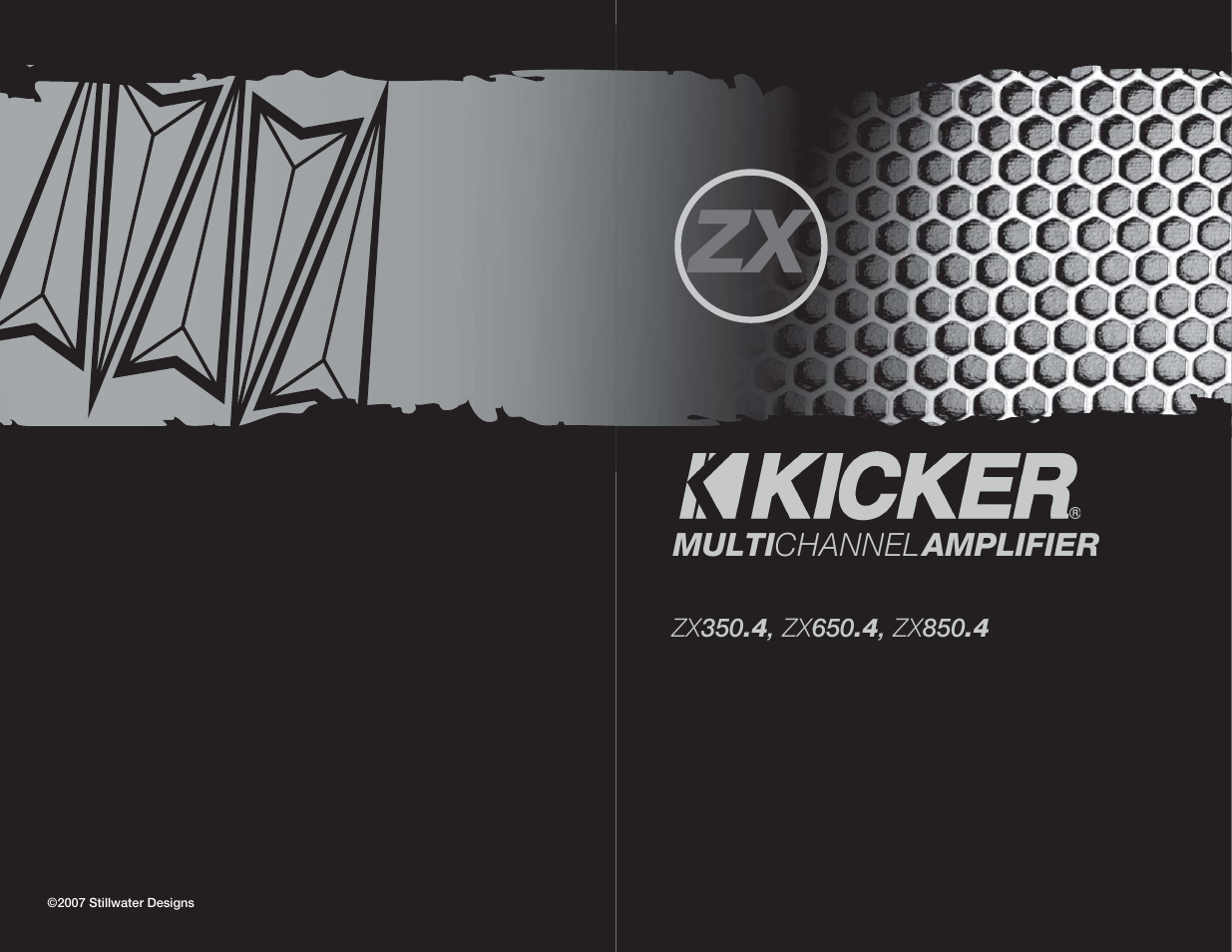 Kicker ZX650.4 User Manual | 3 pages