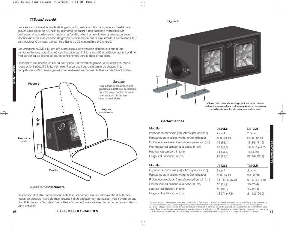 Kicker TS10L5 User Manual | Page 9 / 10
