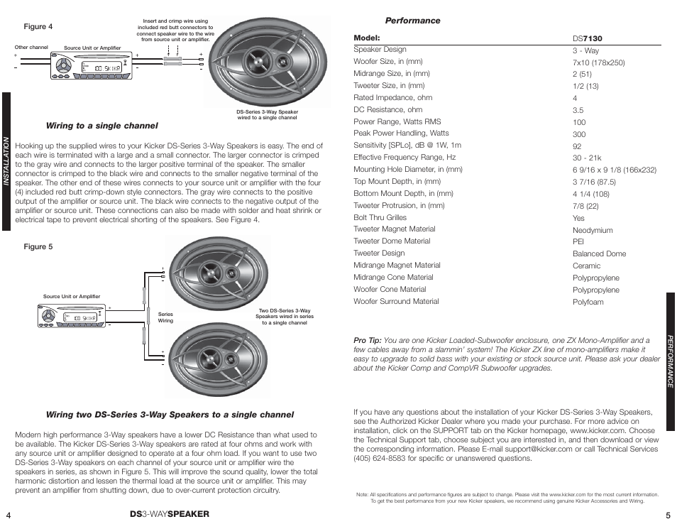 Kicker DS7130 User Manual | Page 3 / 4