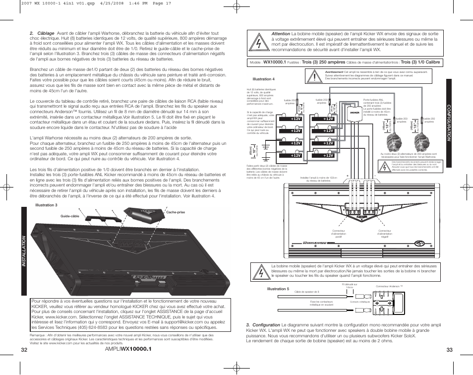 Kicker Warhorse WX 10000-1 User Manual | Page 17 / 20