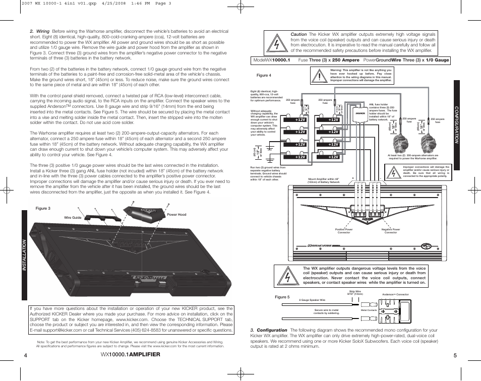 Kicker Warhorse WX 10000-1 User Manual | Page 3 / 20