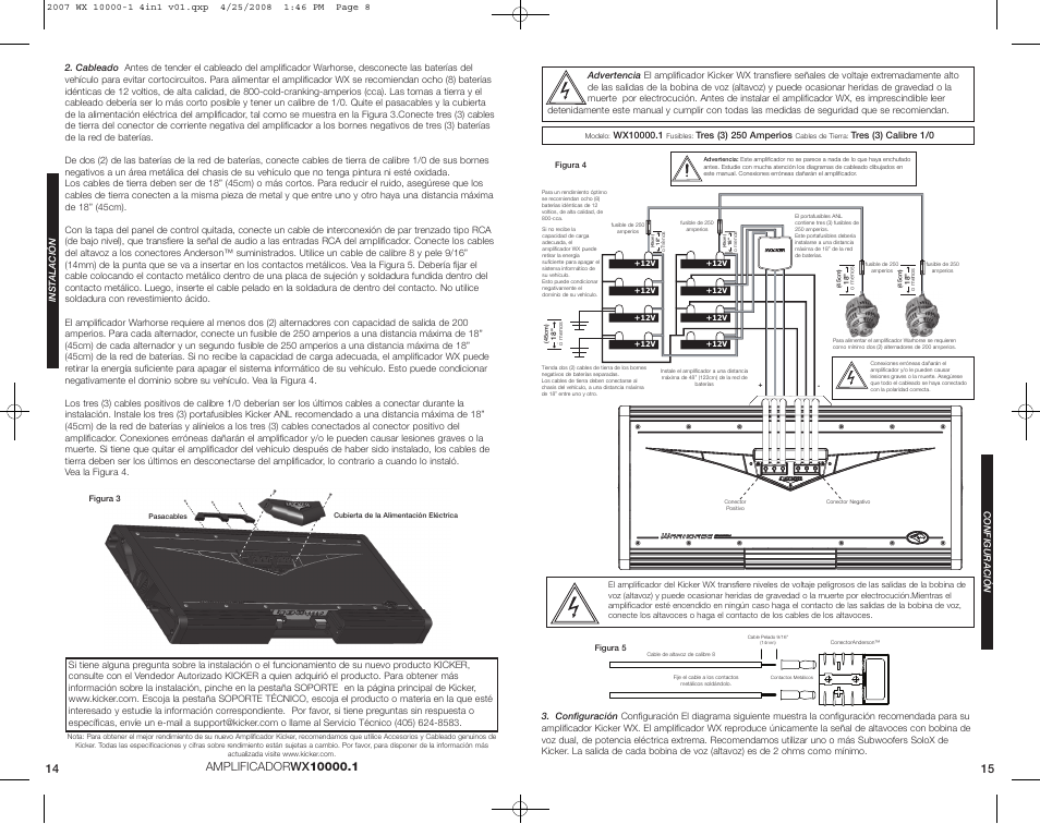 Kicker Warhorse WX 10000-1 User Manual | Page 8 / 20