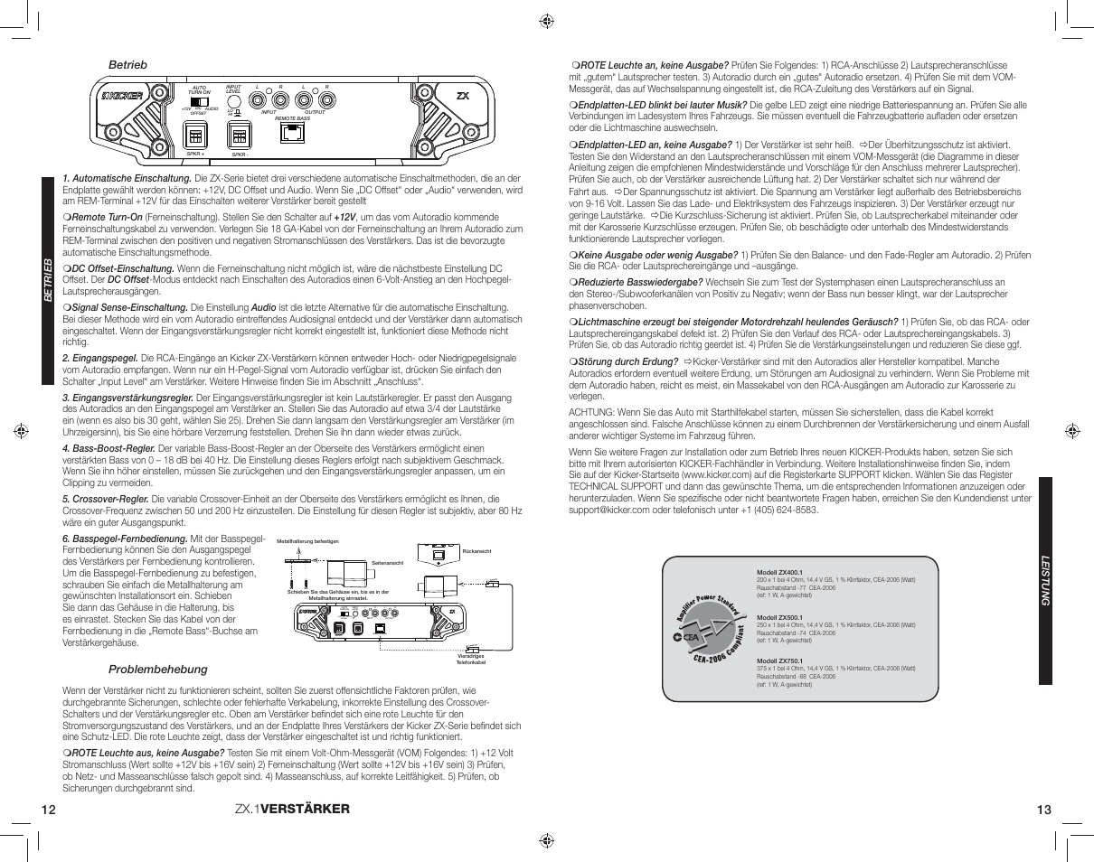 Kicker ZX500.1 User Manual | Page 7 / 10