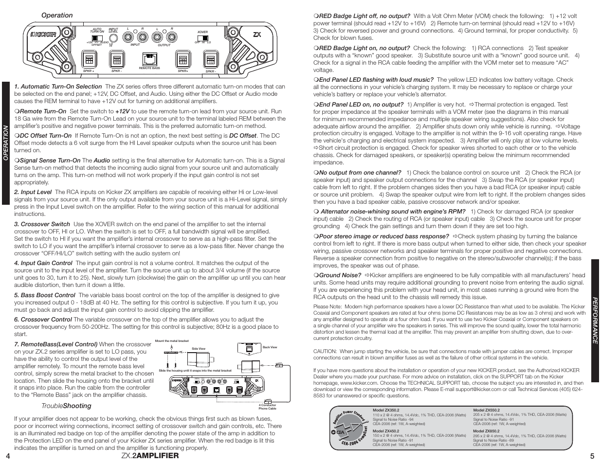 Kicker ZX350.2 User Manual | Page 3 / 4