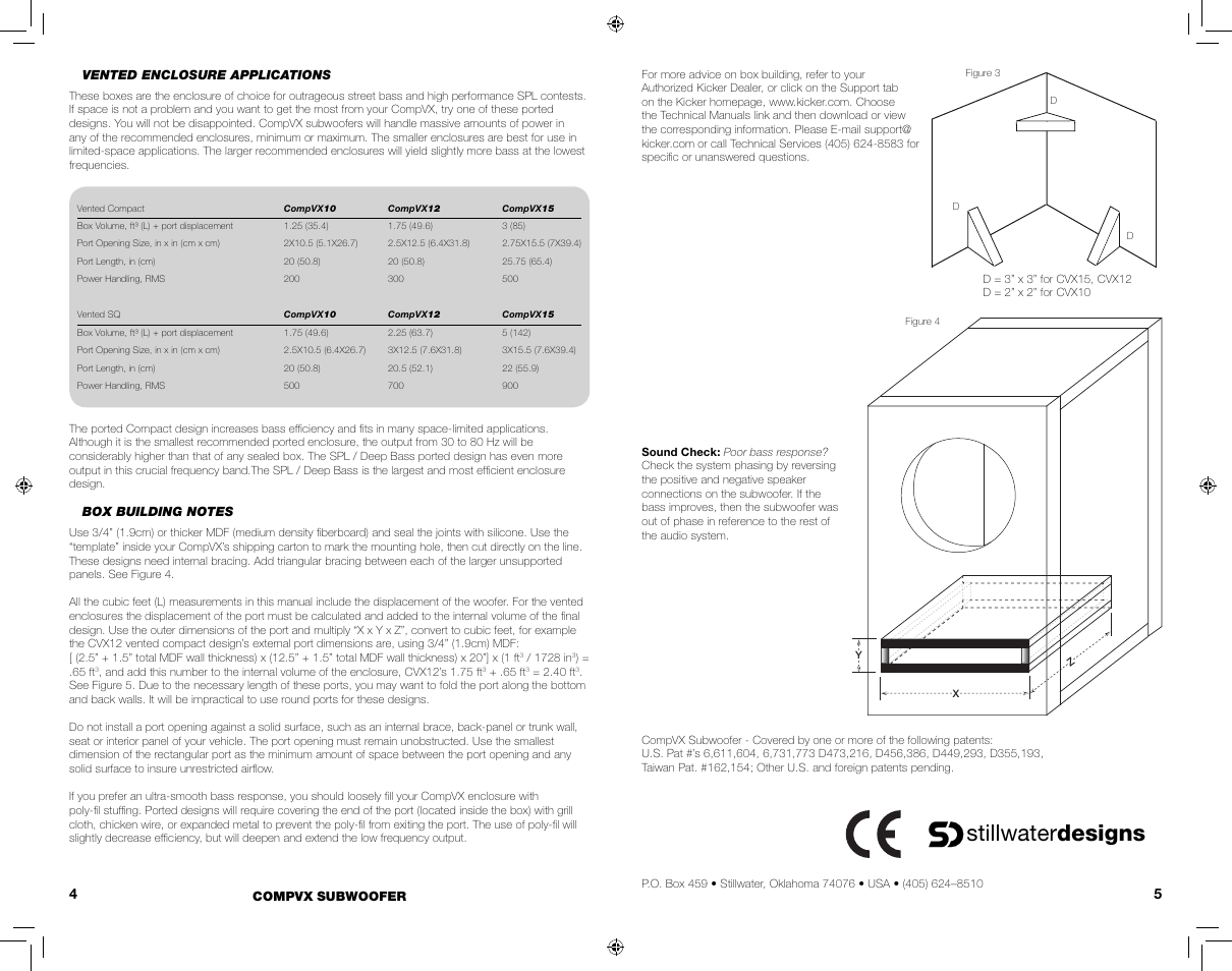 Stillwater designs | Kicker CVX COMPVX10 User Manual | Page 3 / 11