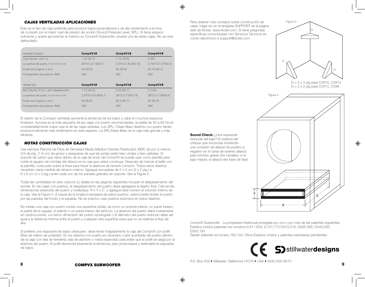 Stillwater designs | Kicker CVX COMPVX10 User Manual | Page 5 / 11