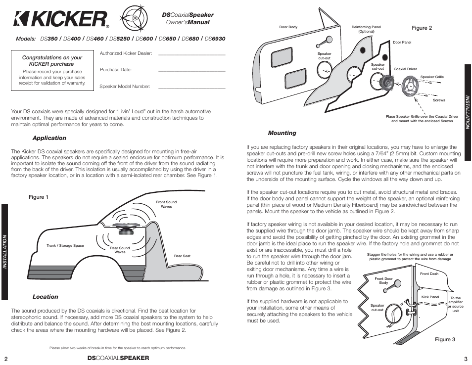 Kicker DS6930 User Manual | Page 2 / 4