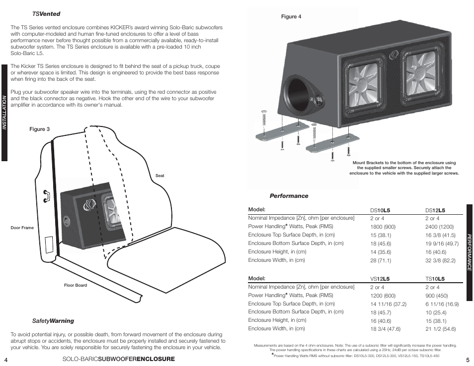 Kicker DS12L5 User Manual | Page 3 / 4