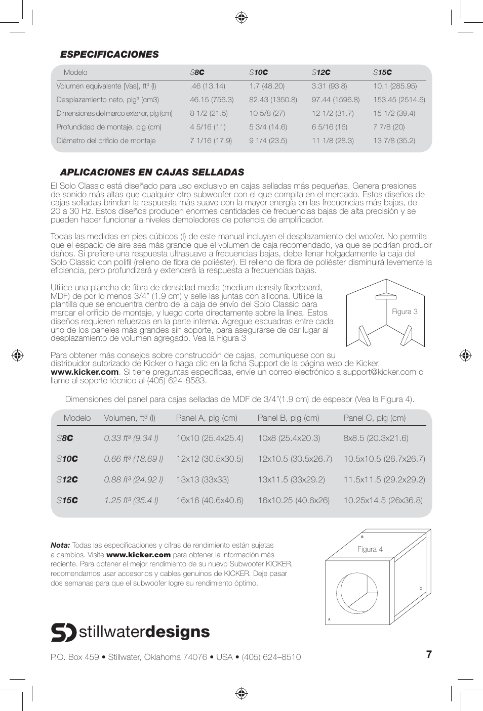 Stillwater designs | Kicker SOLOCLASSIC S12C User Manual | Page 7 / 12