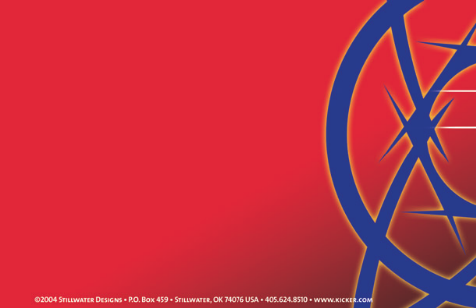 Kicker RS56.2 User Manual | Page 12 / 12