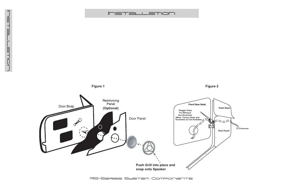 Installation, 6installa tion | Kicker RS56.2 User Manual | Page 6 / 12
