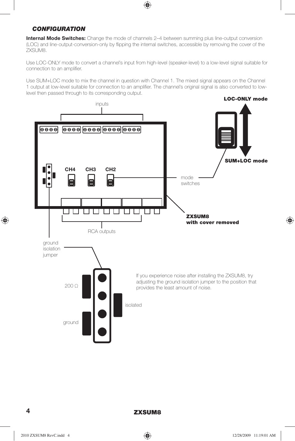 Kicker ZXSUM8 User Manual | Page 4 / 32