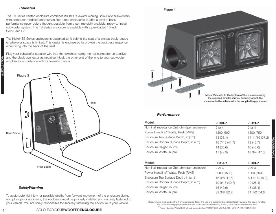 Kicker VS12L7 User Manual | Page 3 / 4