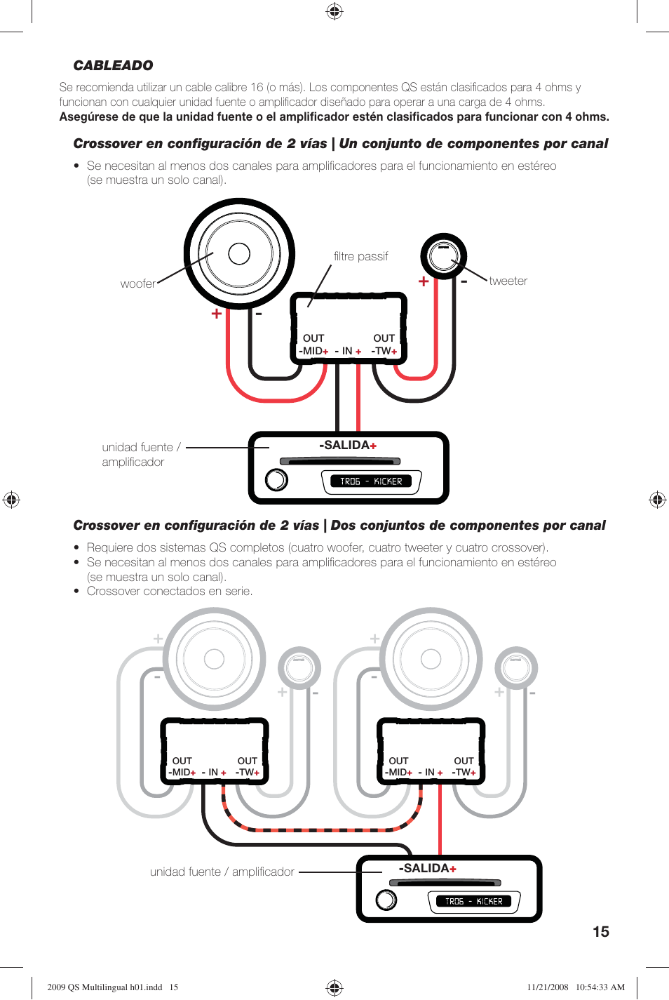 Kicker QS60.2 User Manual | Page 15 / 40