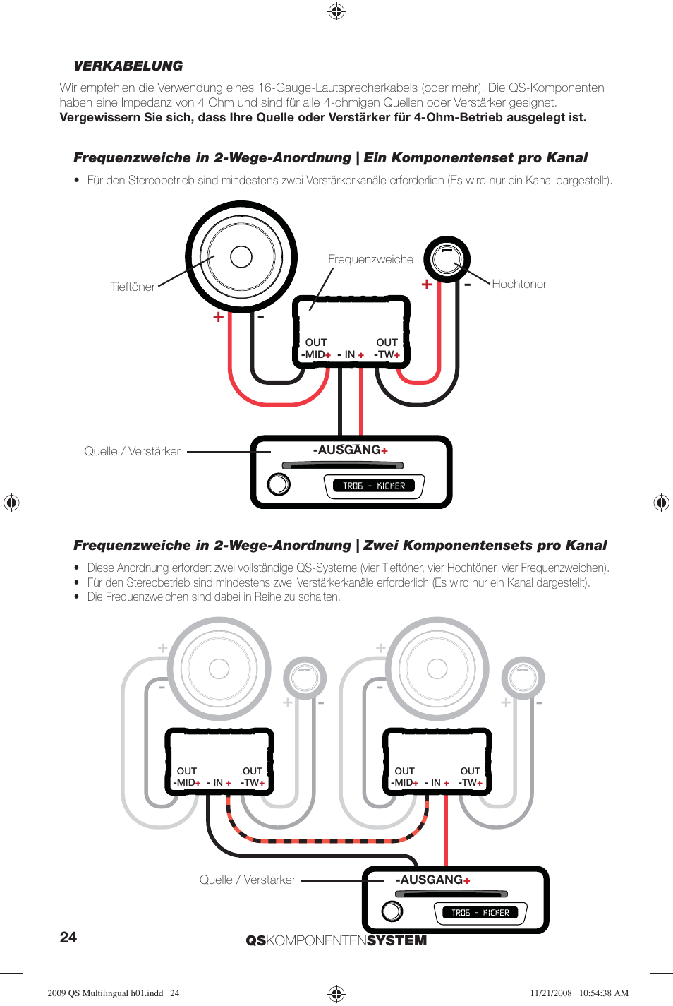 Kicker QS60.2 User Manual | Page 24 / 40
