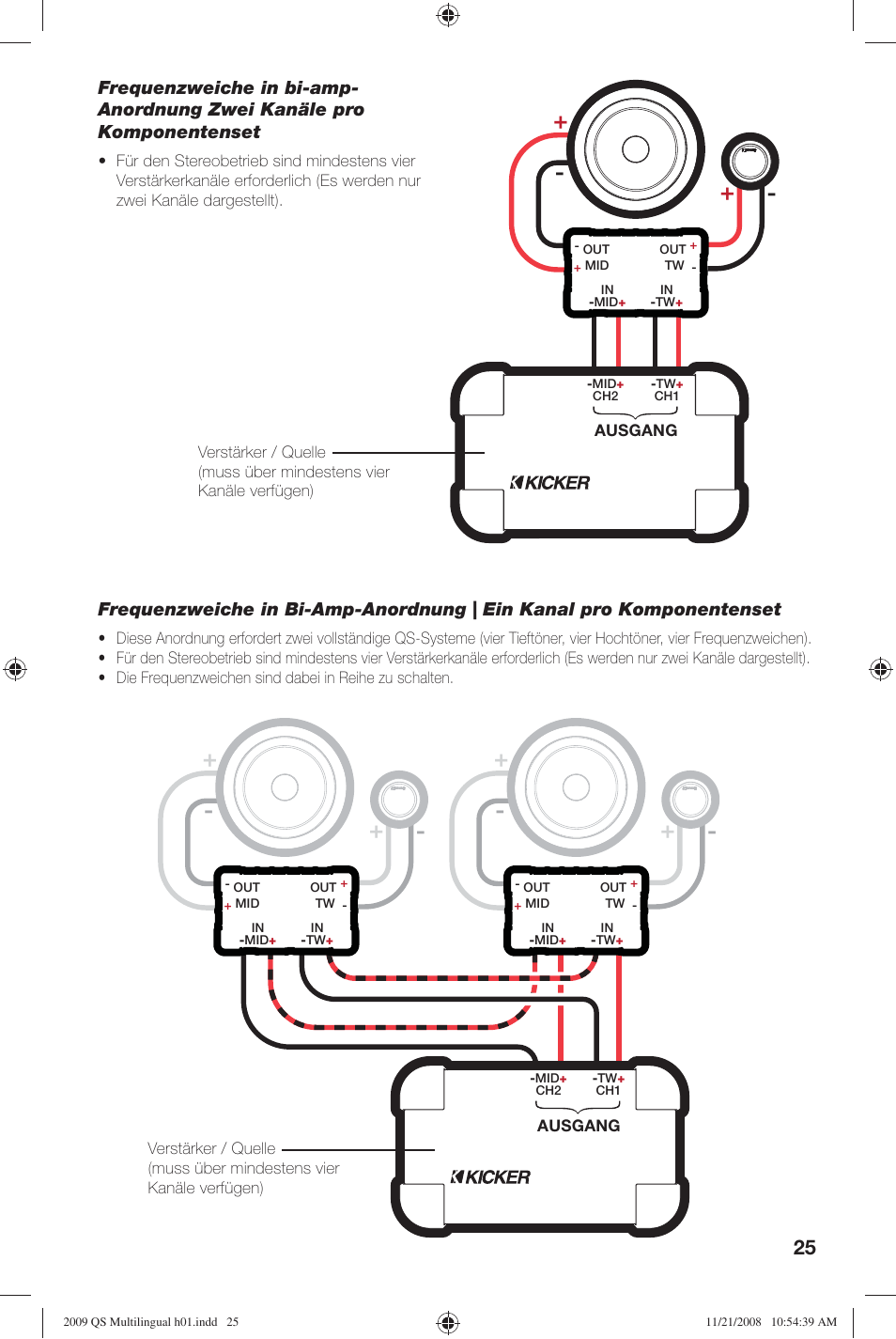 Kicker QS60.2 User Manual | Page 25 / 40
