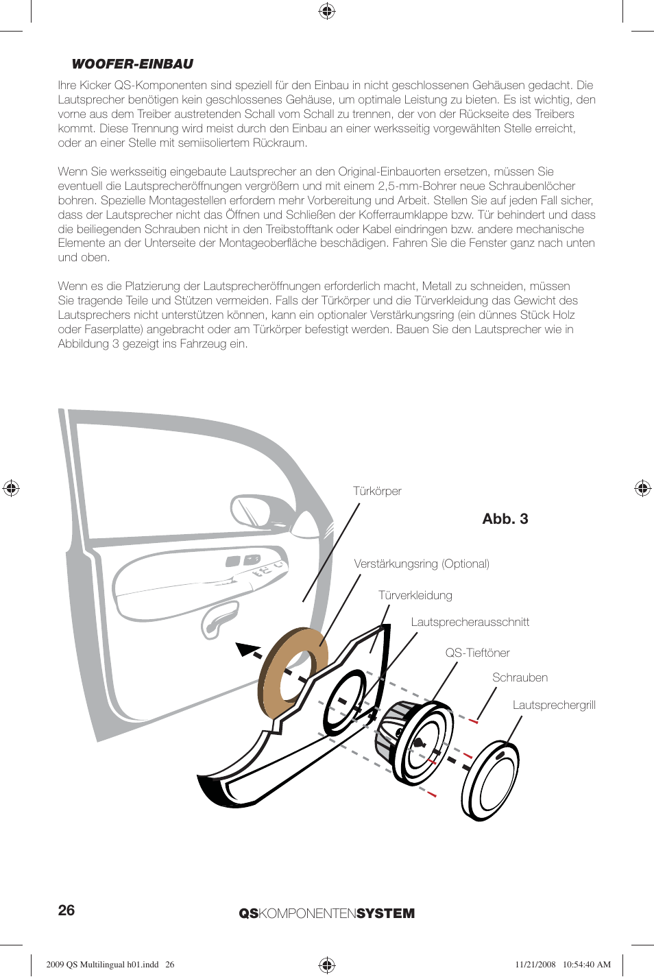 Abb. 3 | Kicker QS60.2 User Manual | Page 26 / 40