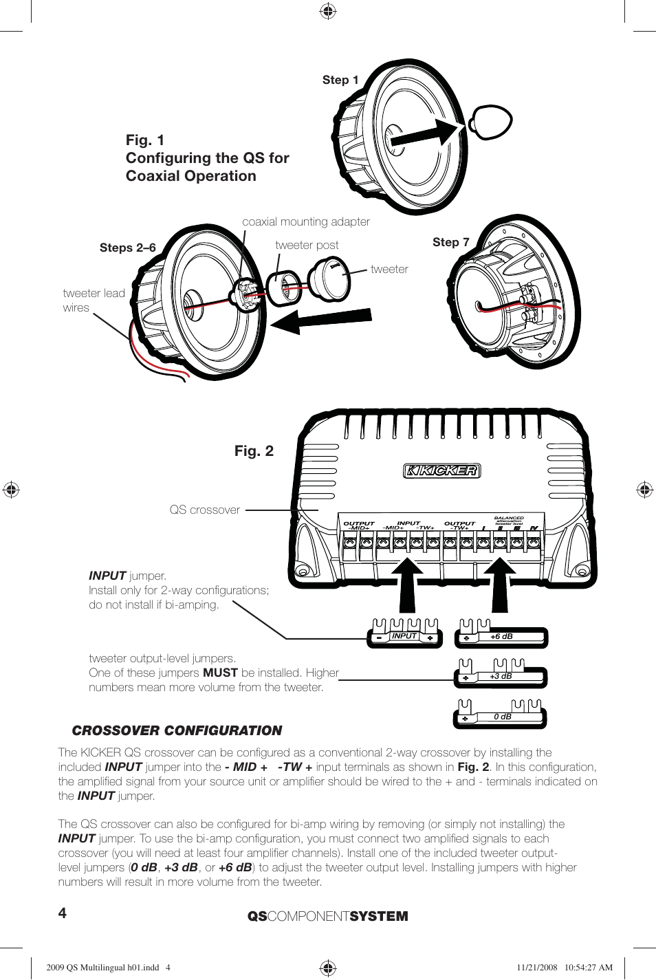 Kicker QS60.2 User Manual | Page 4 / 40