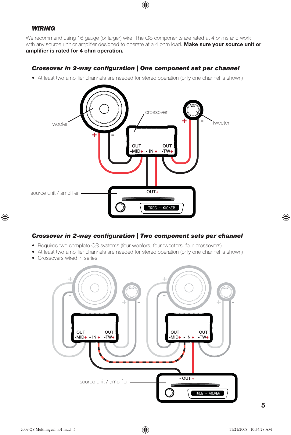 Kicker QS60.2 User Manual | Page 5 / 40
