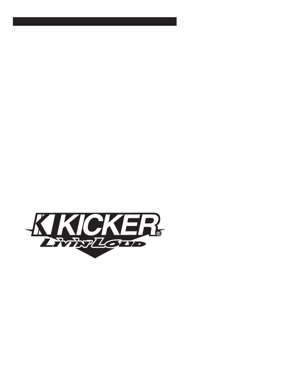Specifications | Kicker C15 User Manual | Page 7 / 8