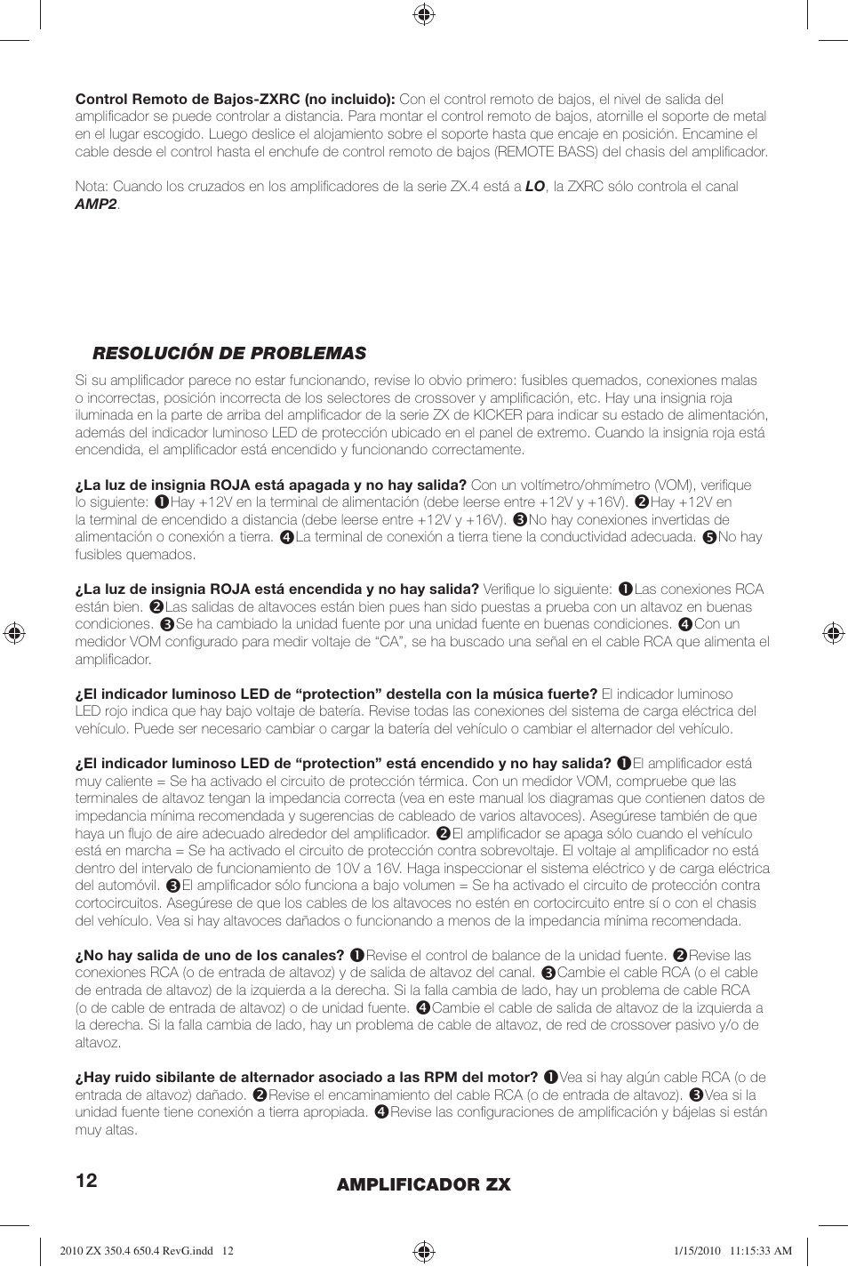Kicker ZX-350.4  EU User Manual | Page 12 / 28