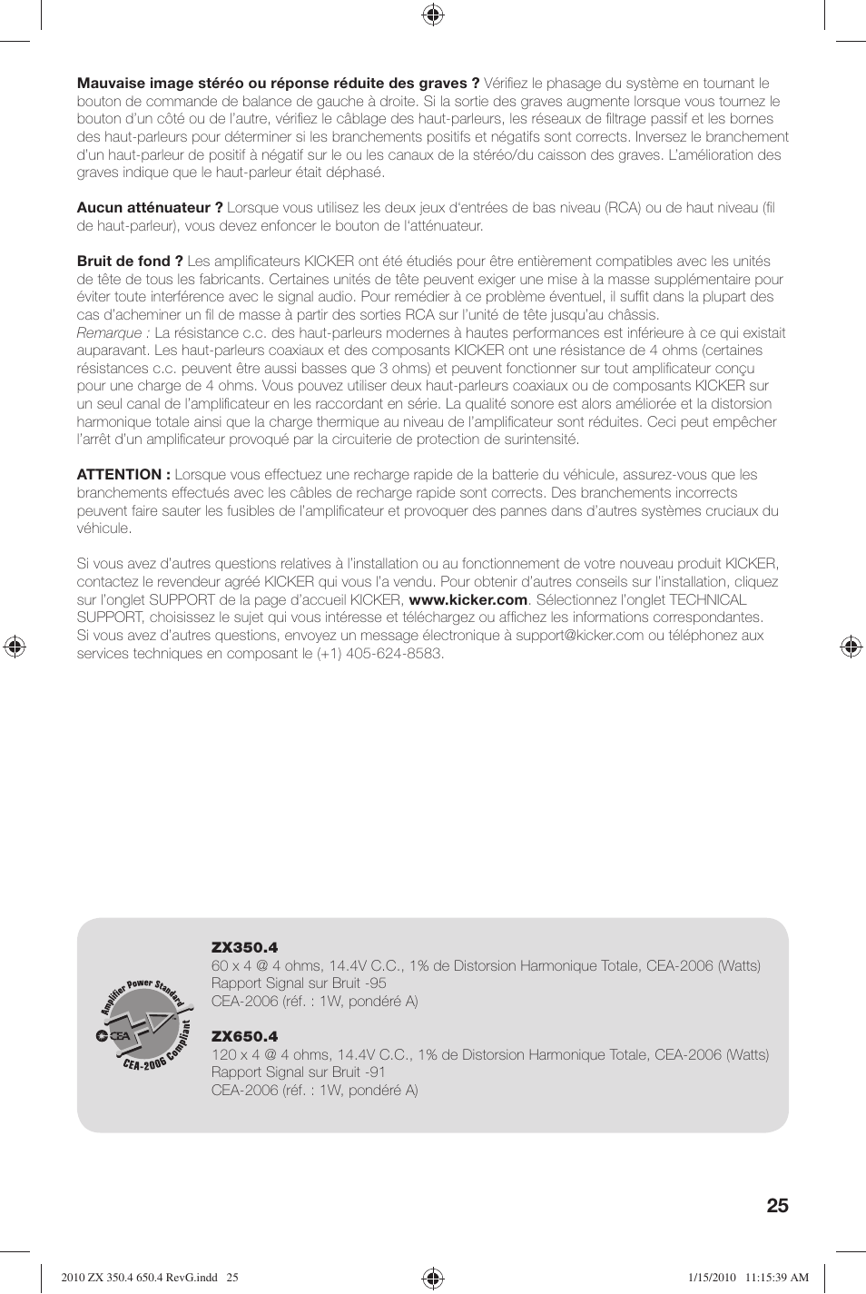 Kicker ZX-350.4  EU User Manual | Page 25 / 28