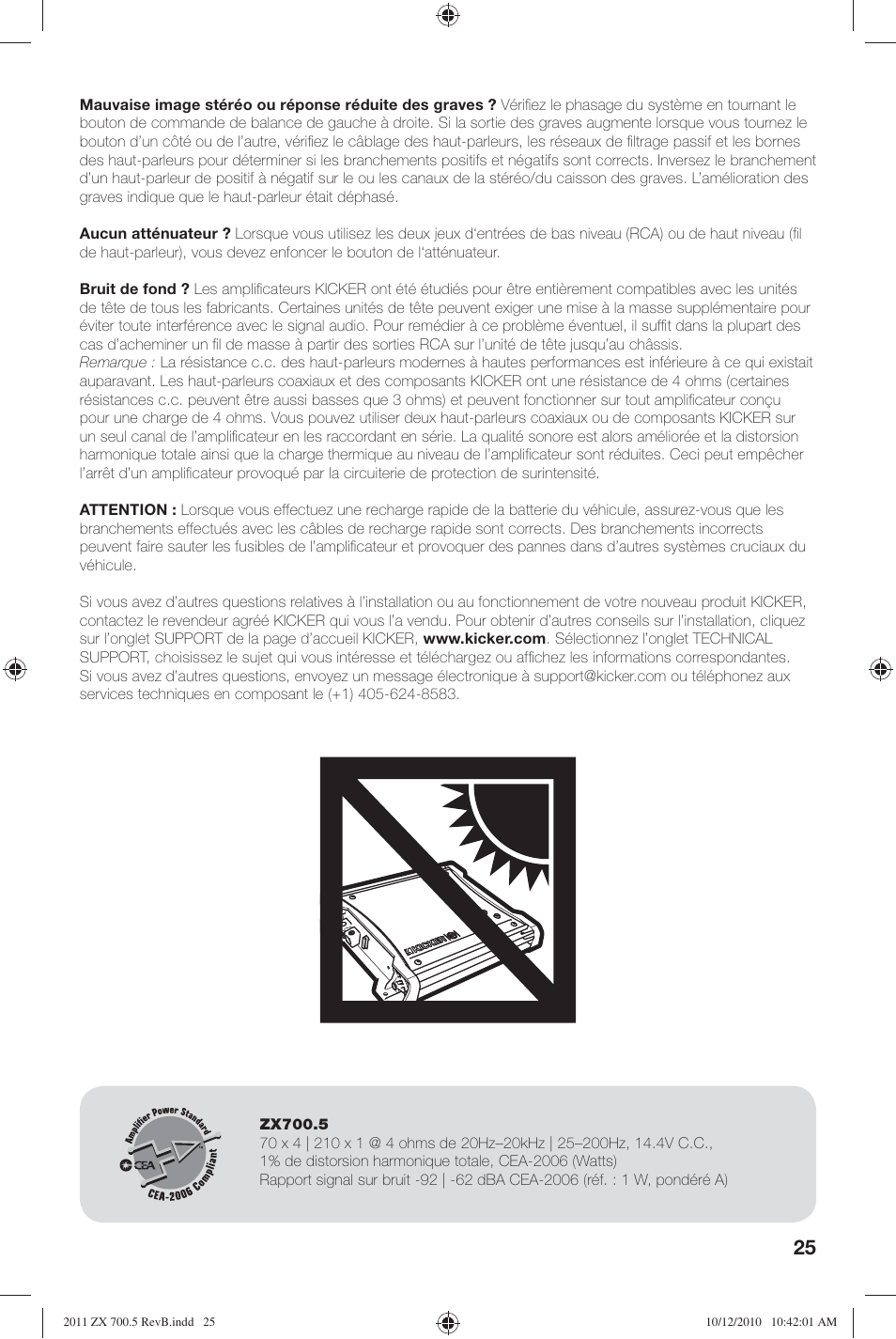 Kicker ZX700.5 User Manual | Page 25 / 28