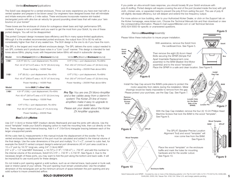 Solo x subwoofer | Kicker S12X User Manual | Page 3 / 4