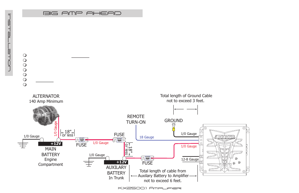 Big amp ahead | Kicker KX2500.1 User Manual | Page 6 / 16
