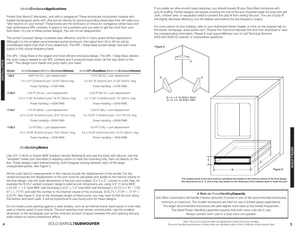 Solo-baric l7subwoofer | Kicker S15L7  EN User Manual | Page 3 / 4