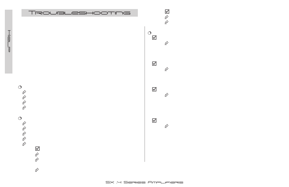 Troubleshooting | Kicker SX900.4 User Manual | Page 32 / 40