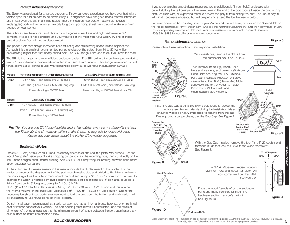 Solo x subwoofer | Kicker S18X User Manual | Page 3 / 4