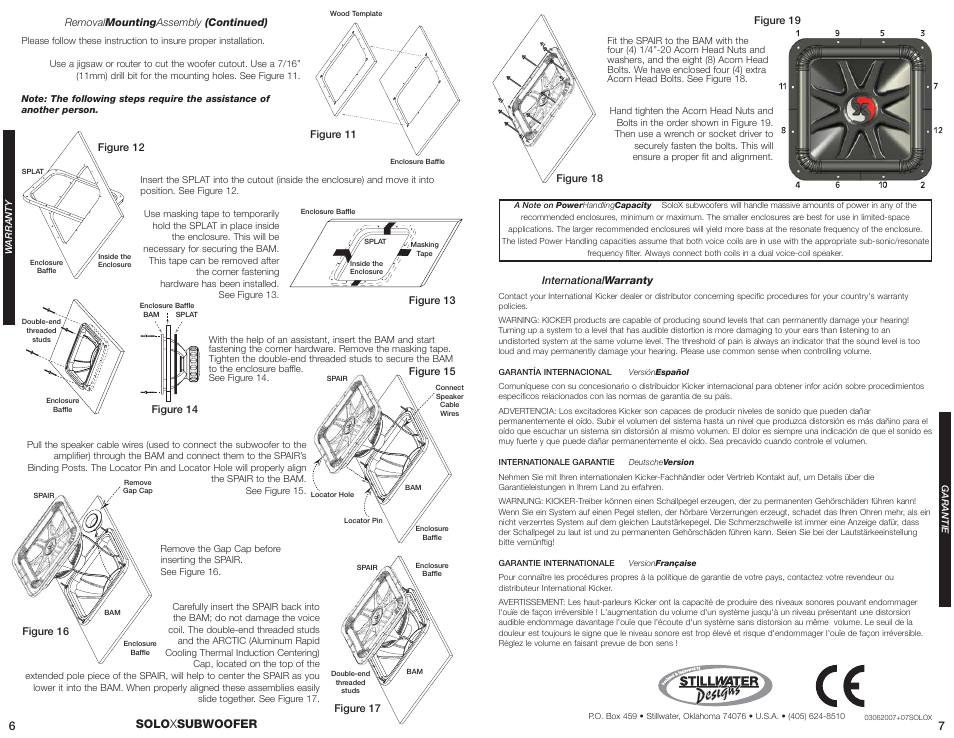 Solo x subwoofer 6 7 | Kicker S18X User Manual | Page 4 / 4