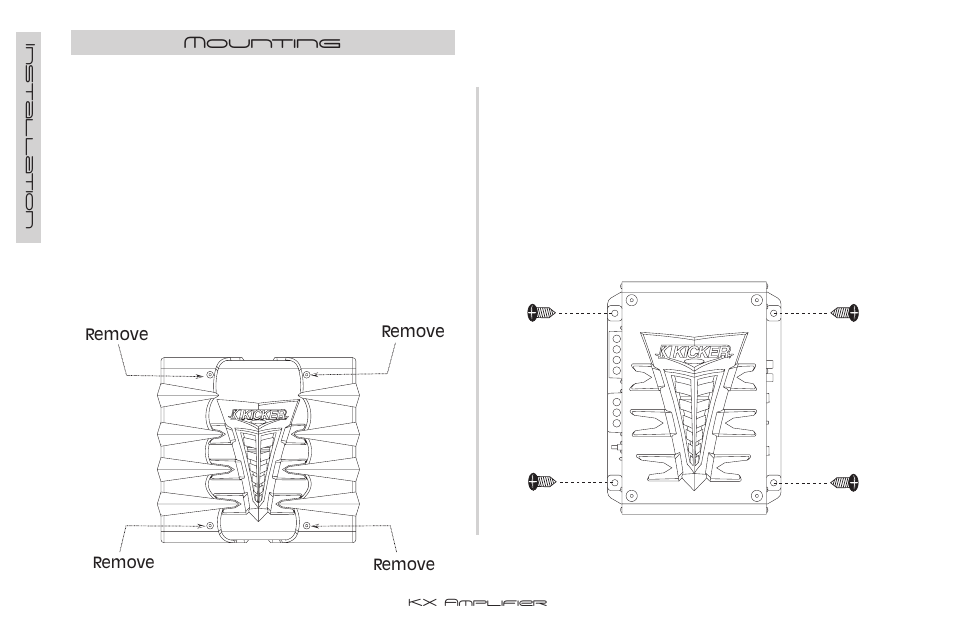 Kicker KX100.2 User Manual | Page 4 / 12