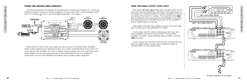 Ground remote turn-on battery | Kicker SX700.4 User Manual | Page 6 / 20